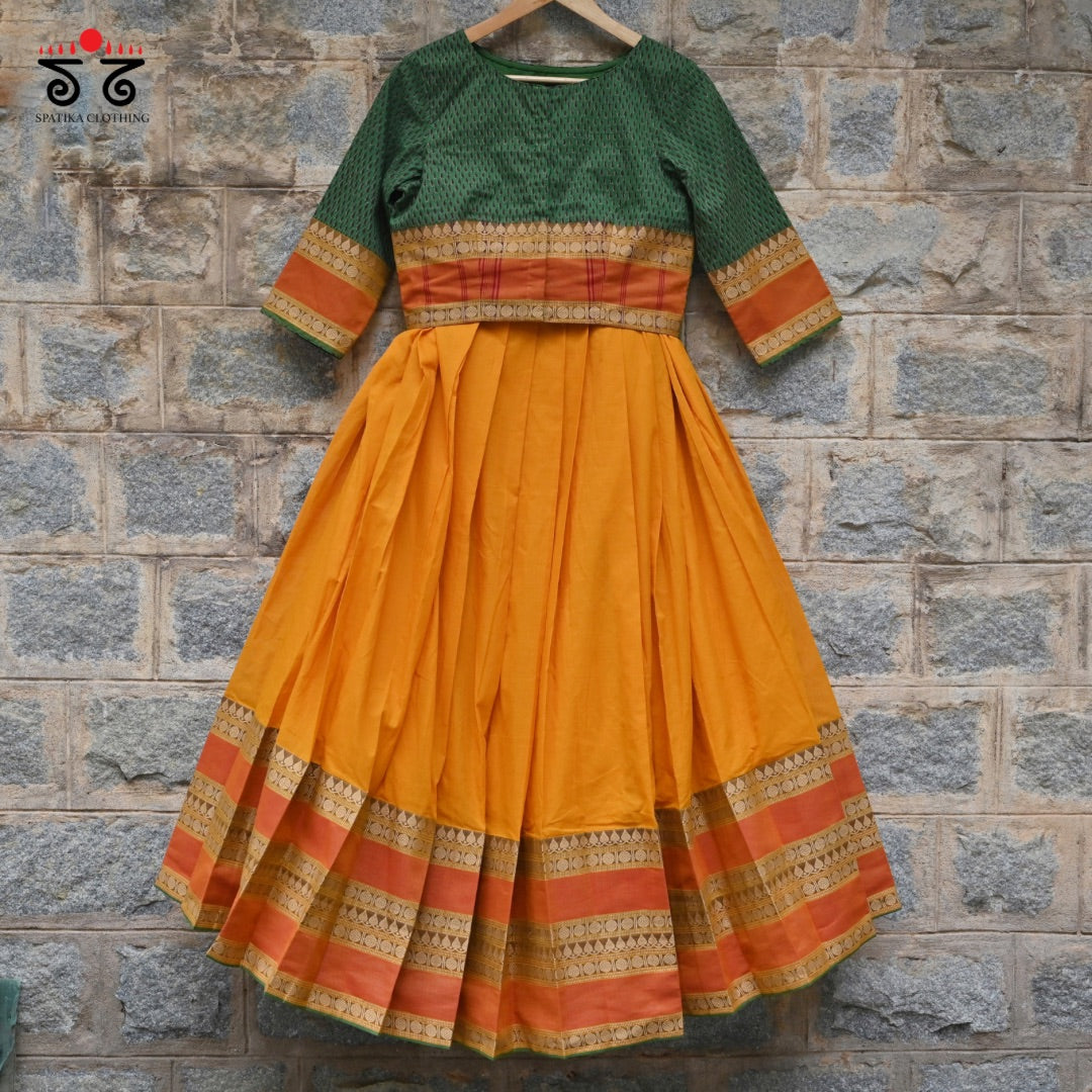 Handwoven Chettinad Cotton Lehenga