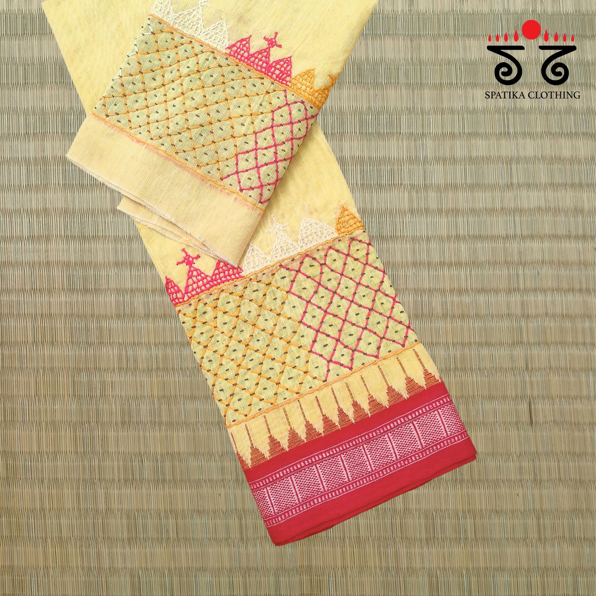 Lambani Hand-embroidered Blouse Fabric