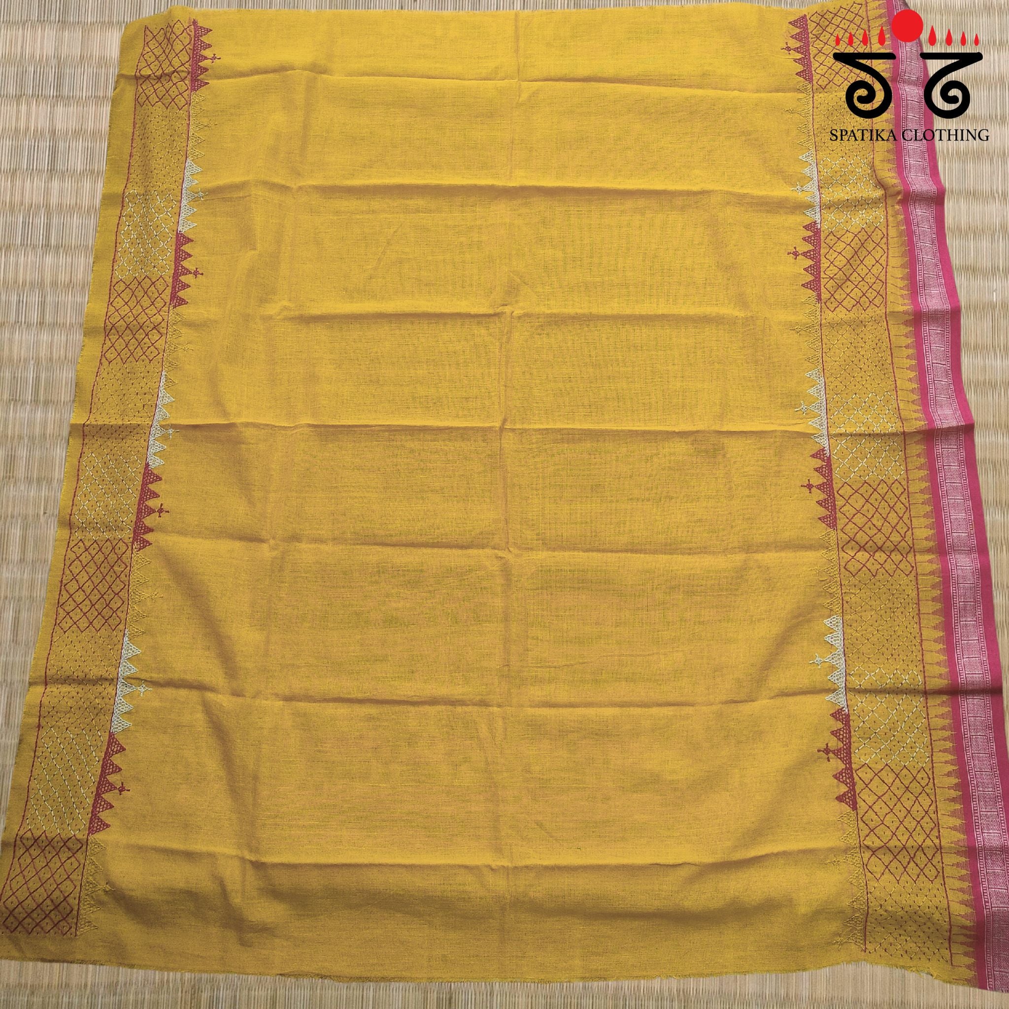 Lambani Hand-embroidered Blouse Fabric