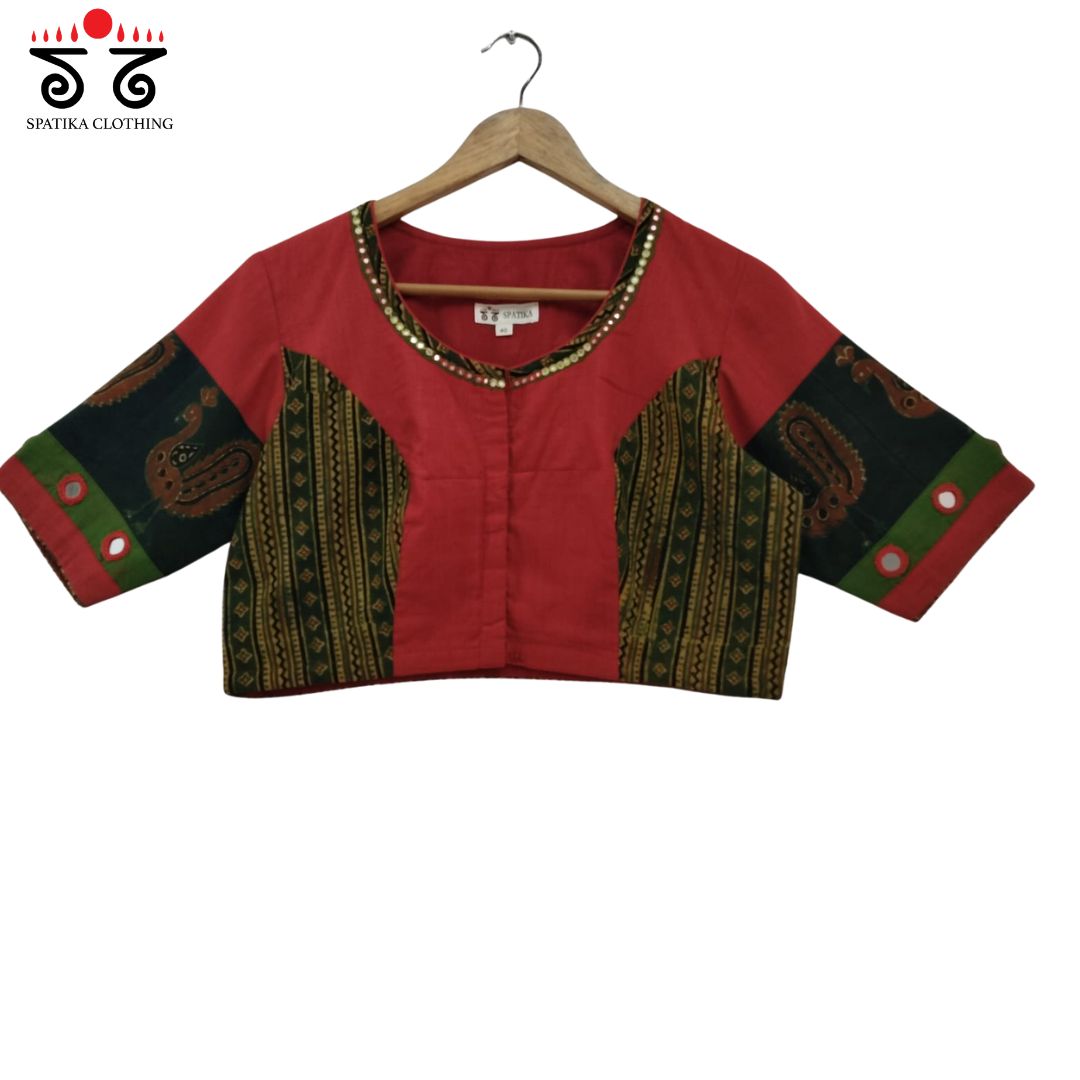 The Morni - Mirror work Blouse