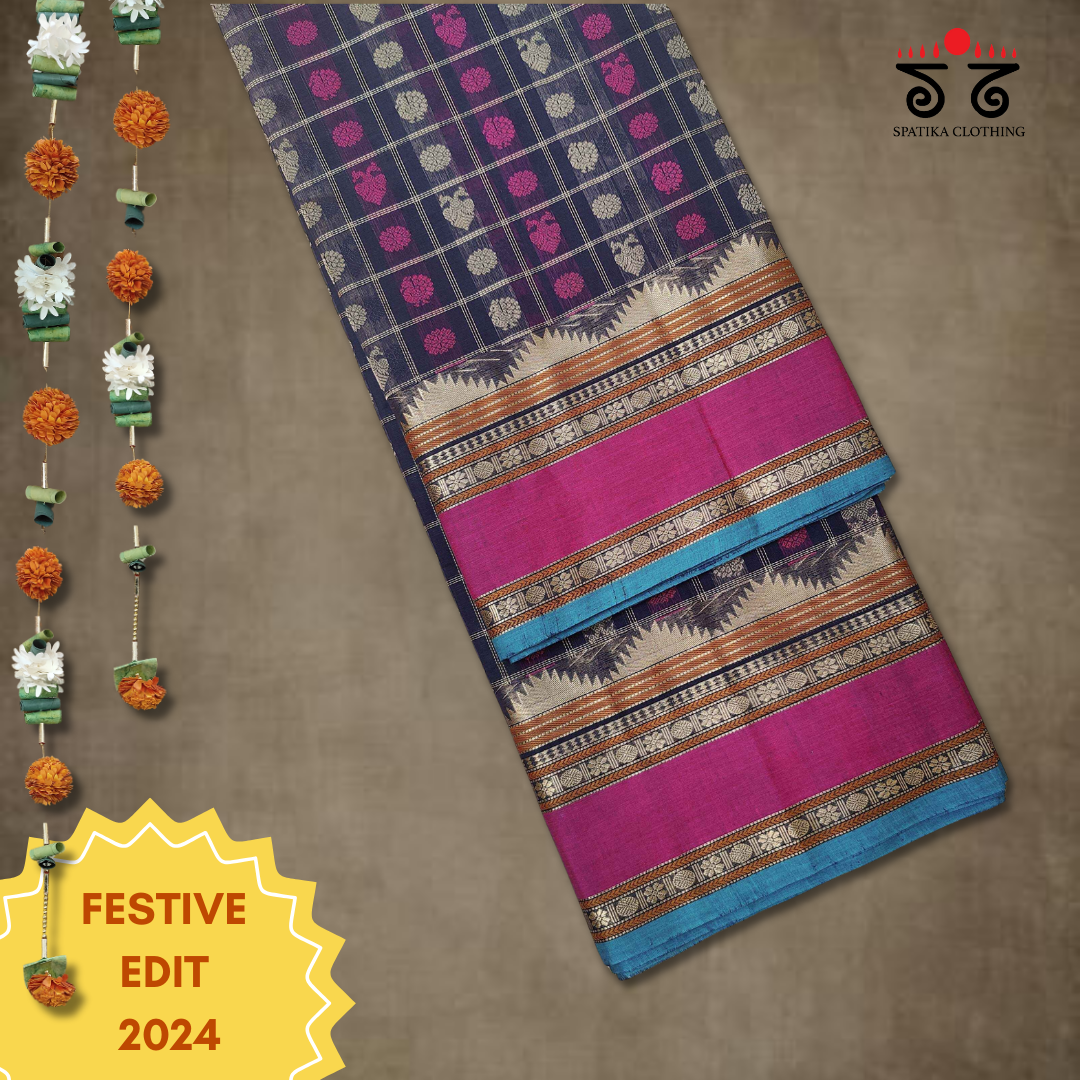 Vintage Kanjivaram Saree in Cotton
