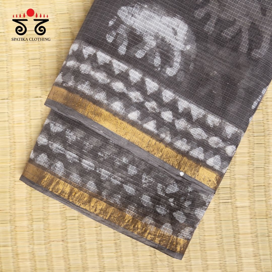 Kota Hand block printed saree