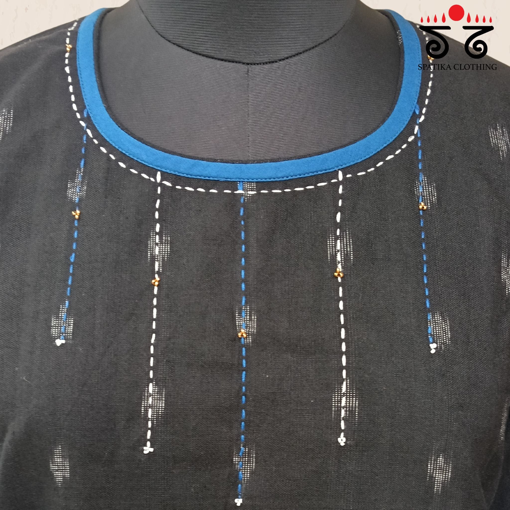 Ikat Lambani Short Kurta