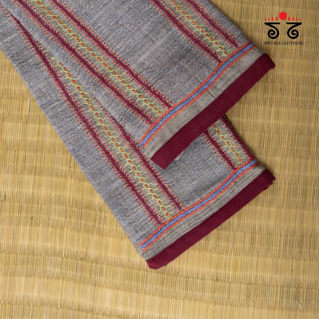 Banjara Hand Embroidered Blouse Fabric