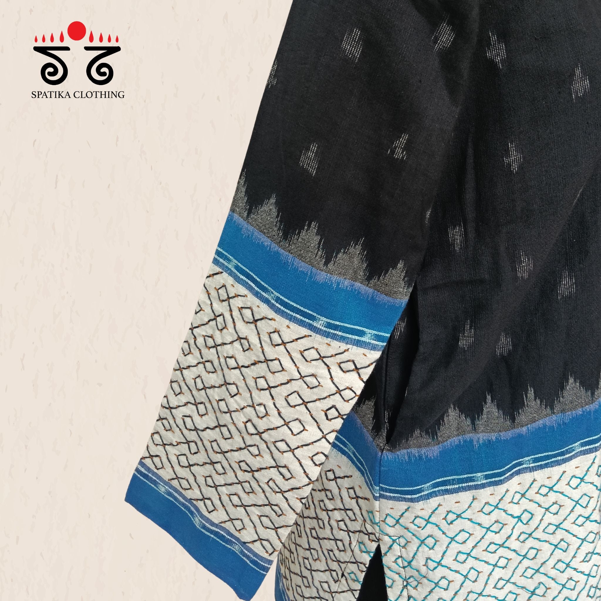 Ikat Lambani Short Kurta