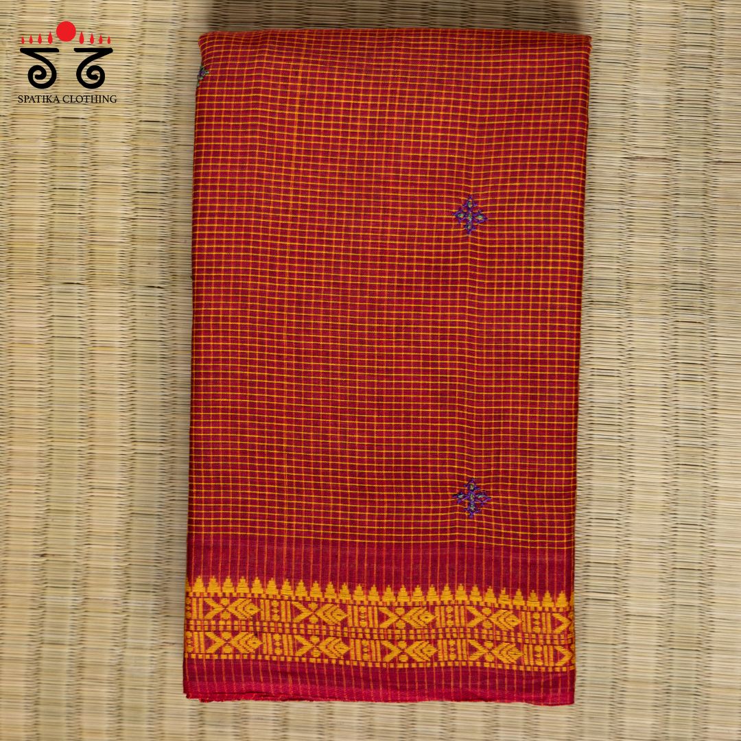 Banjara Handembroiderd Begampur Saree