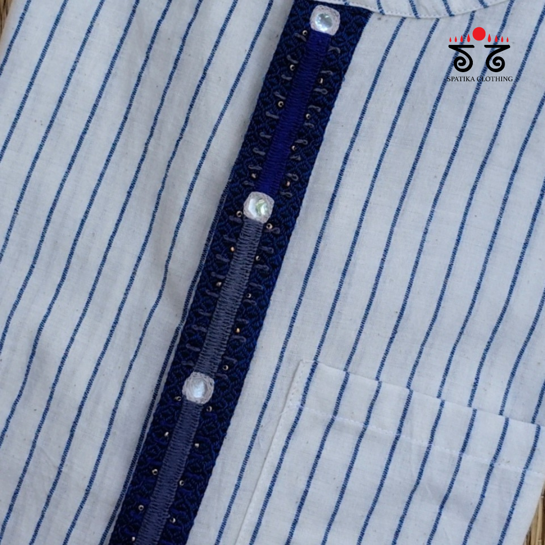Men's Handwoven Cotton Kurta
