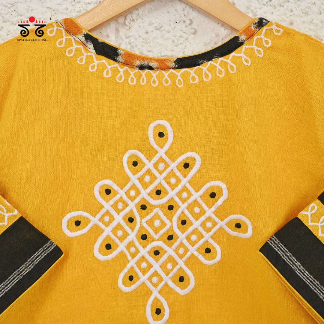 Telia Rumal - Kolam Blouse