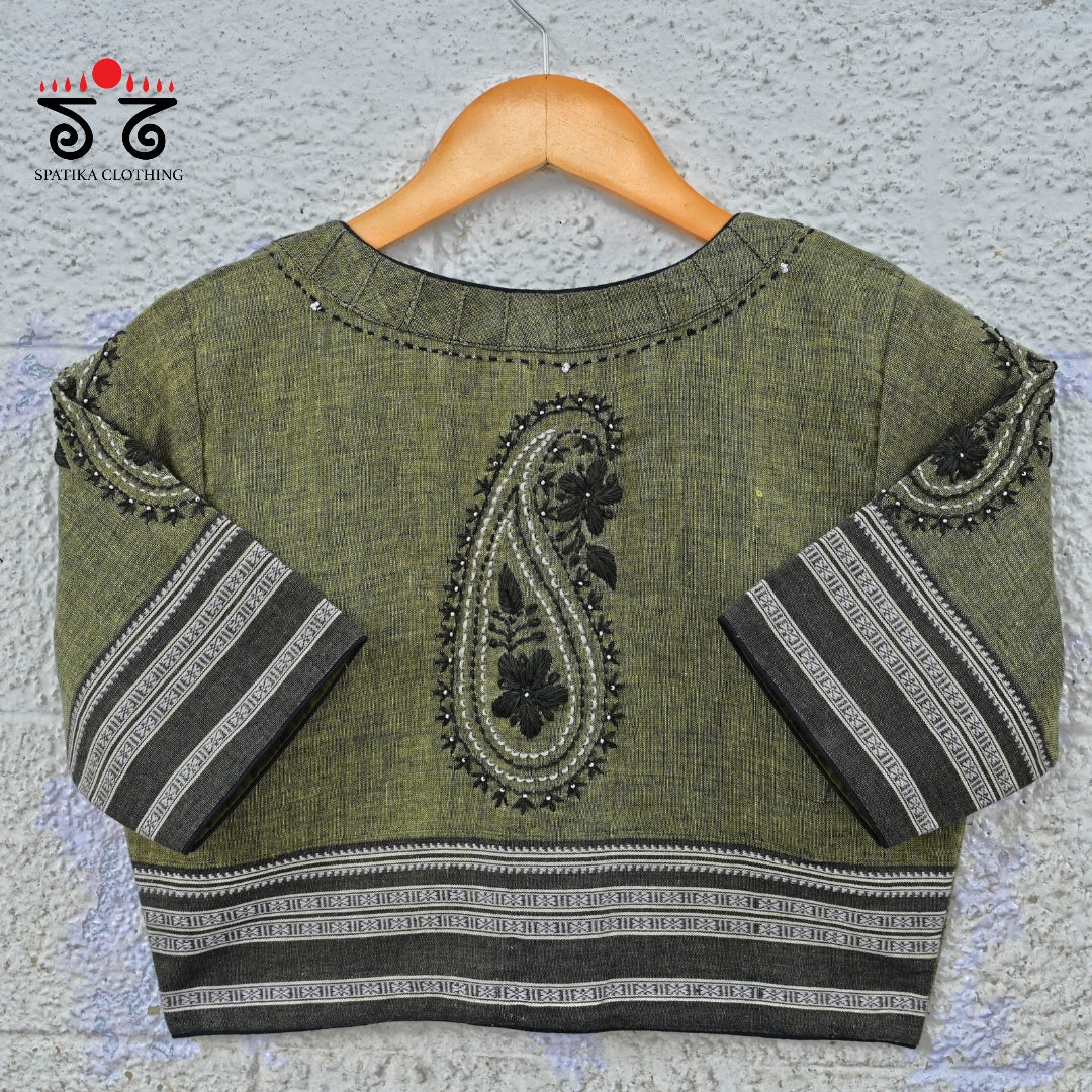 Chikan Hand - Embroidered Blouse
