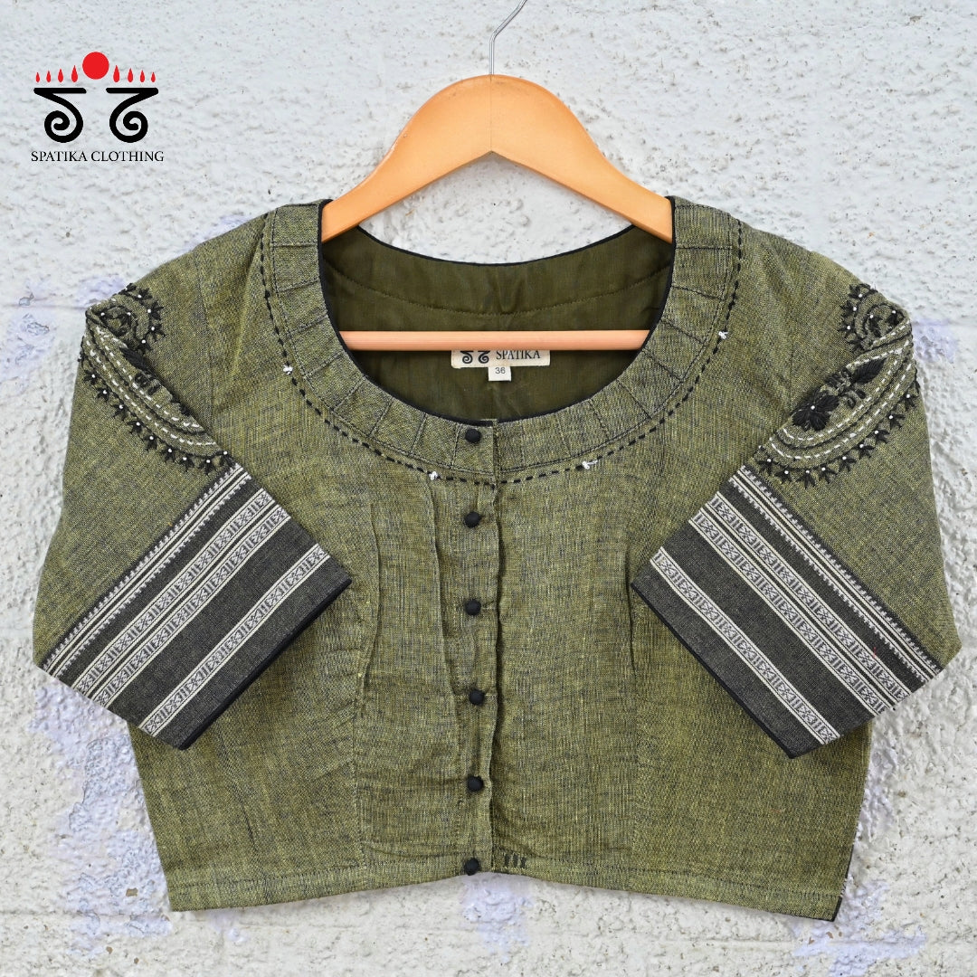 Chikan Hand - Embroidered Blouse