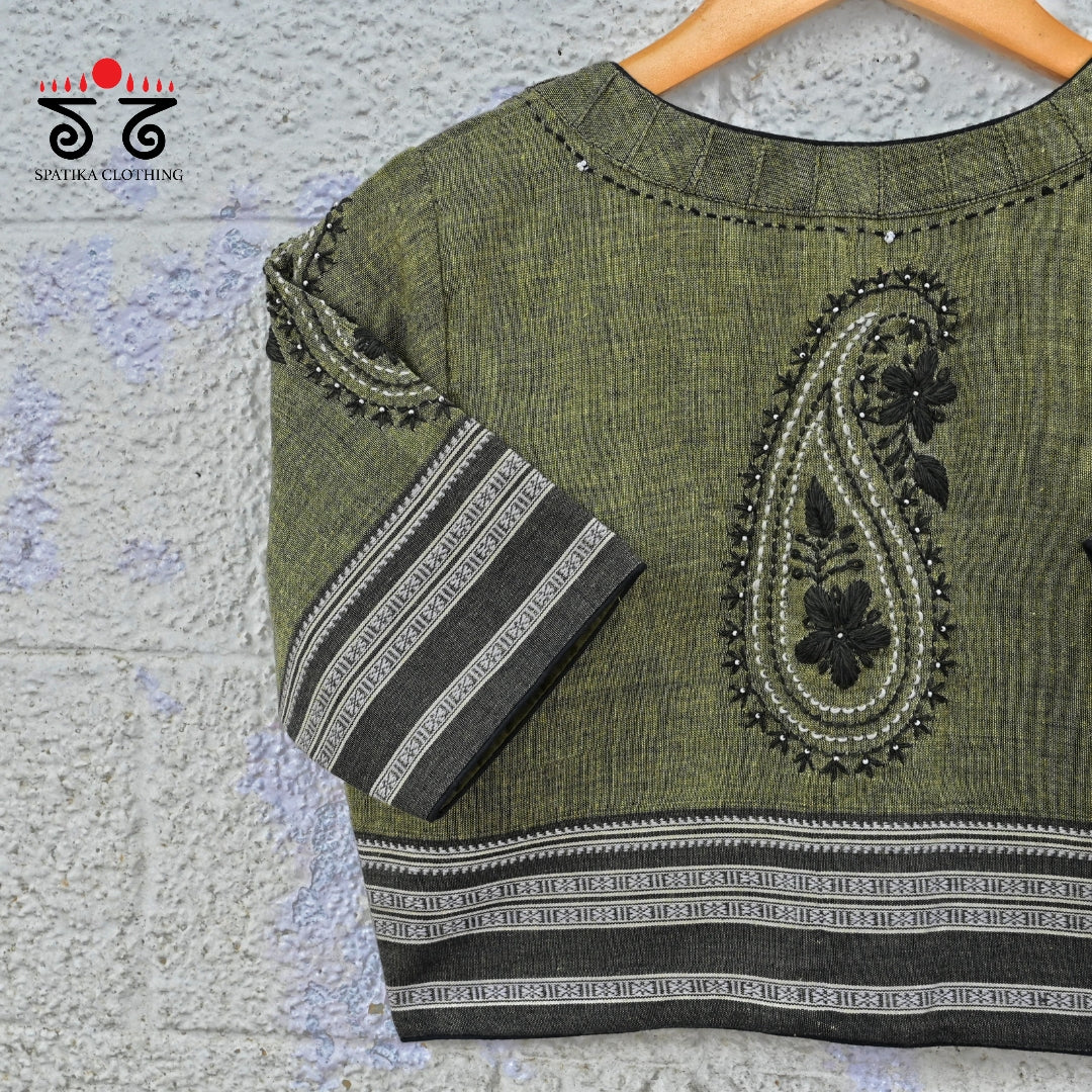 Chikan Hand - Embroidered Blouse