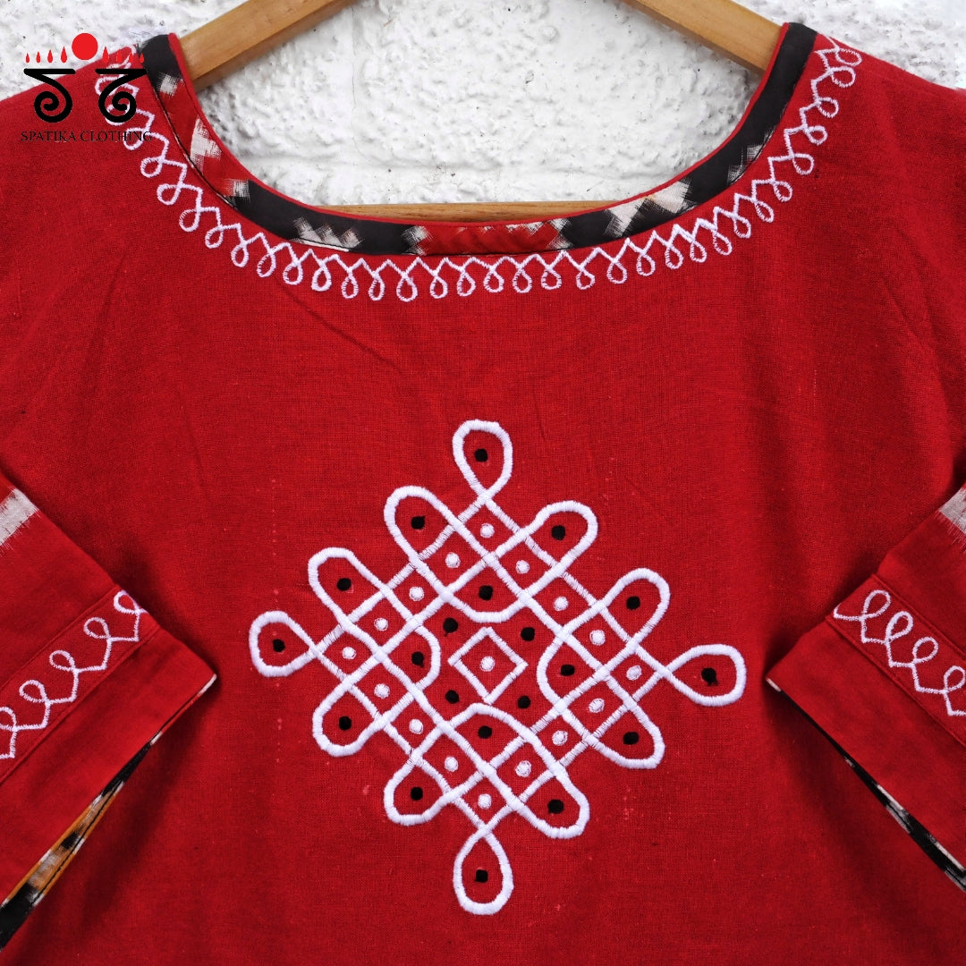 Telia Rumal - Kolam Blouse