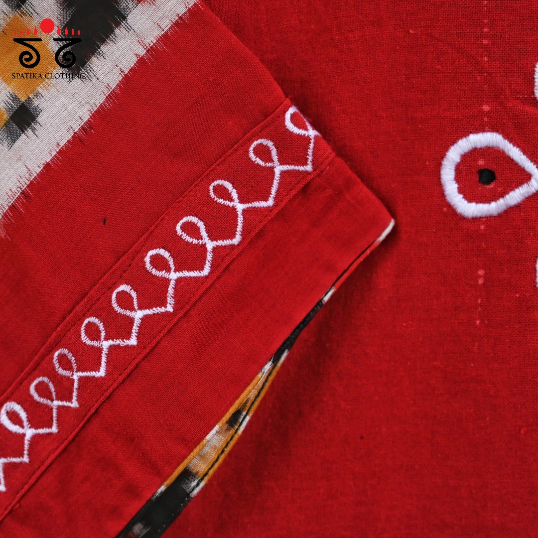 Telia Rumal - Kolam Blouse