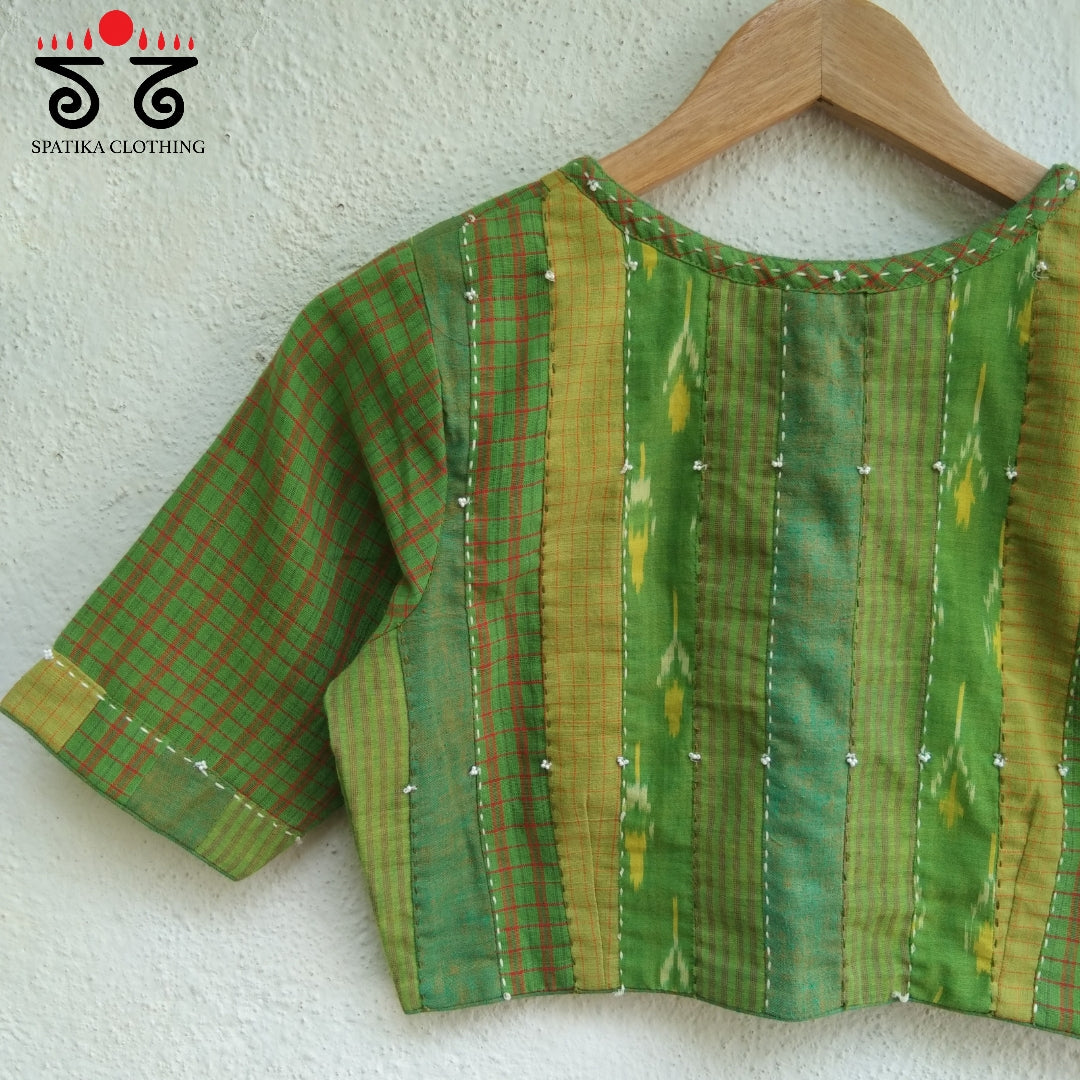 Monochrome Handcrafted Blouse