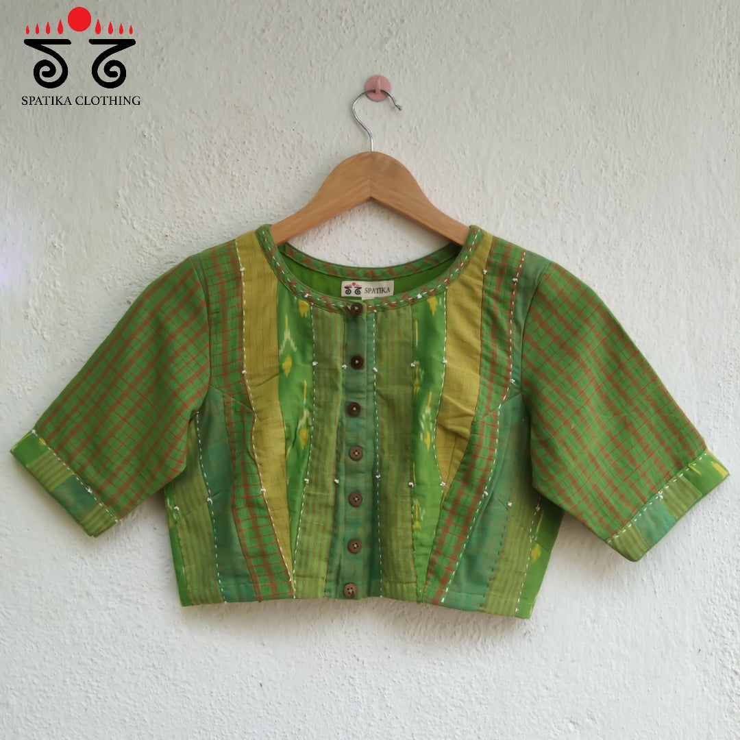 Monochrome Handcrafted Blouse