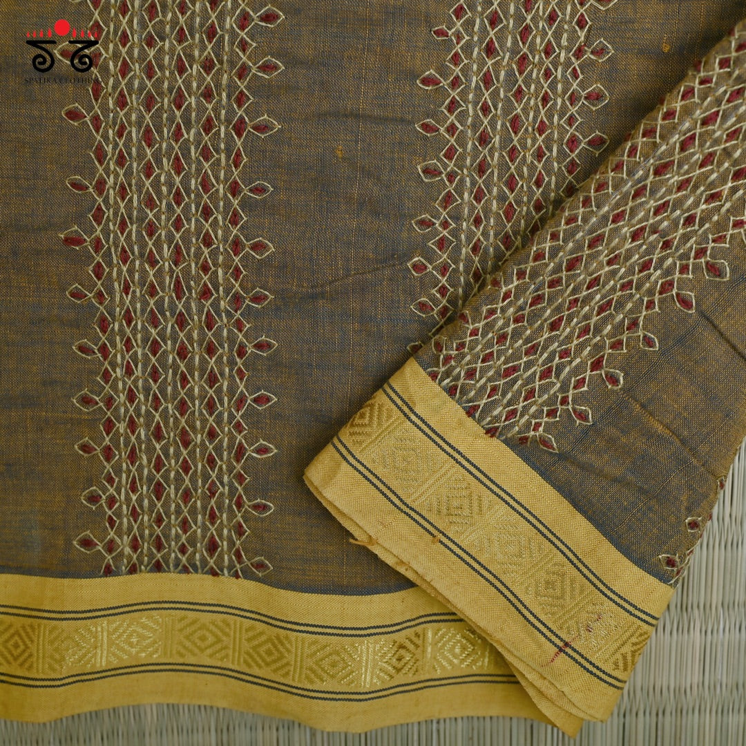 Mangalagiri - Banjara Hand Embroidered Blouse Fabric