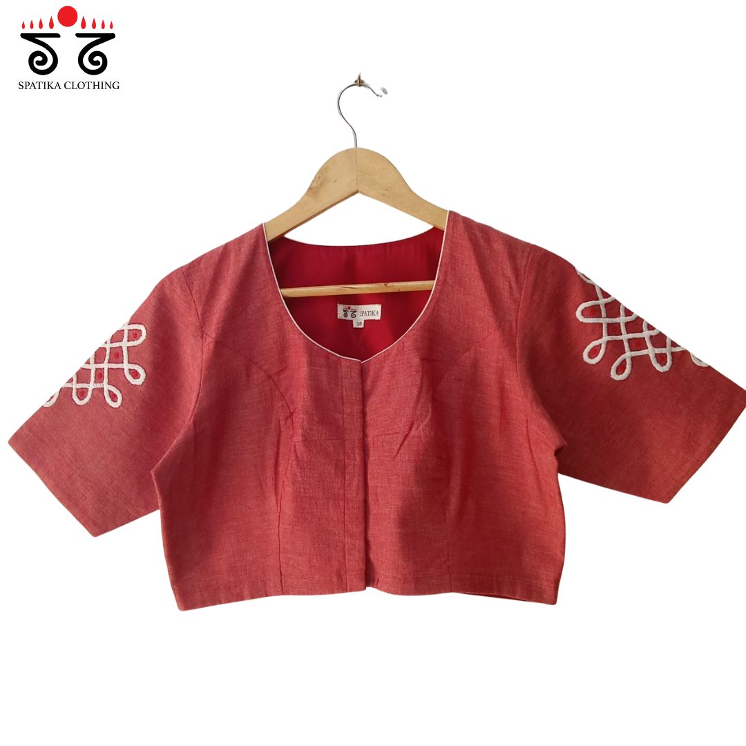 Kolam Blouse Plain