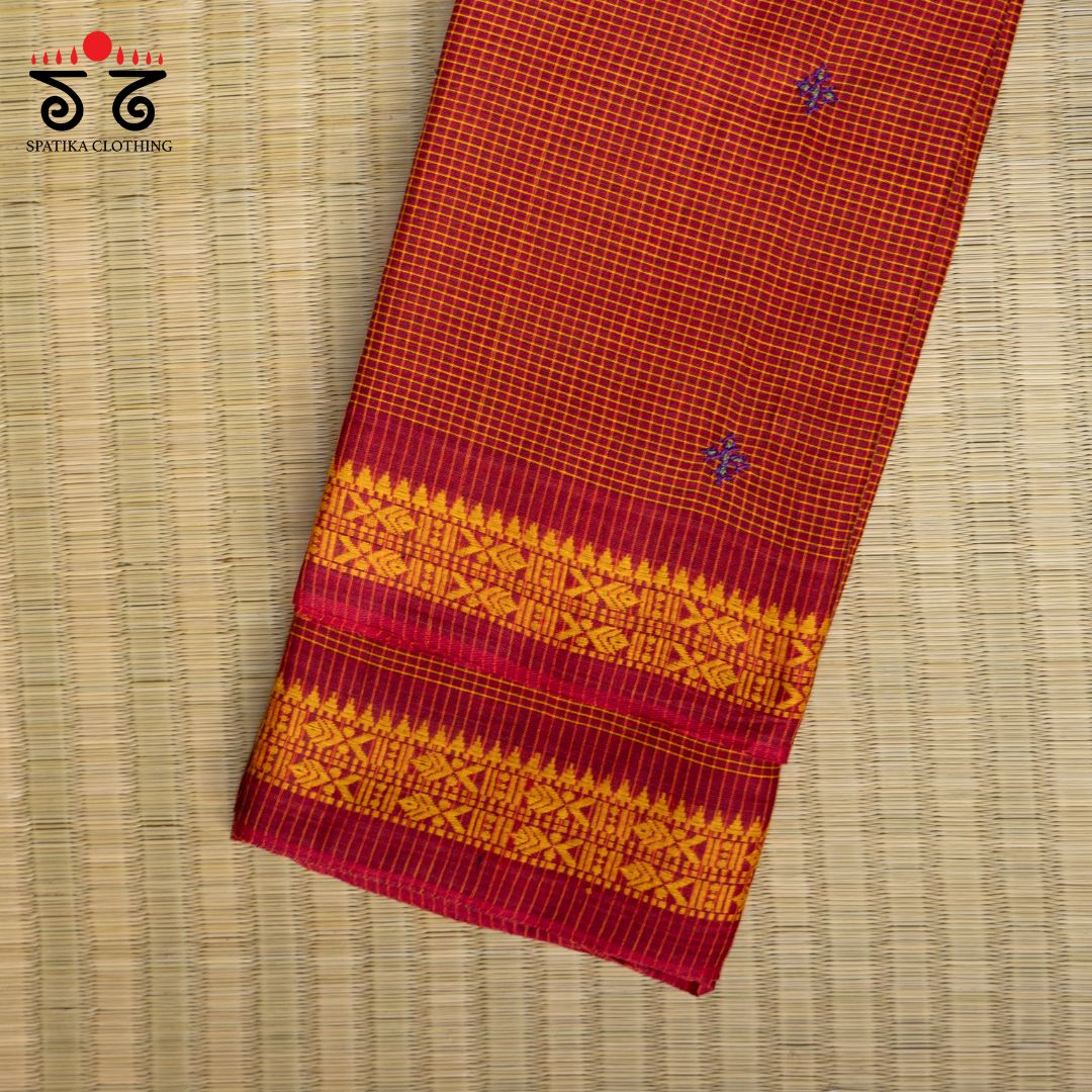Banjara Handembroiderd Begampur Saree