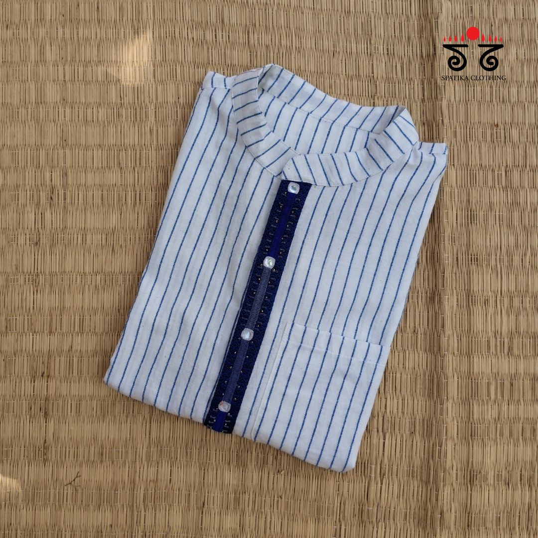 Men's Handwoven Cotton Kurta