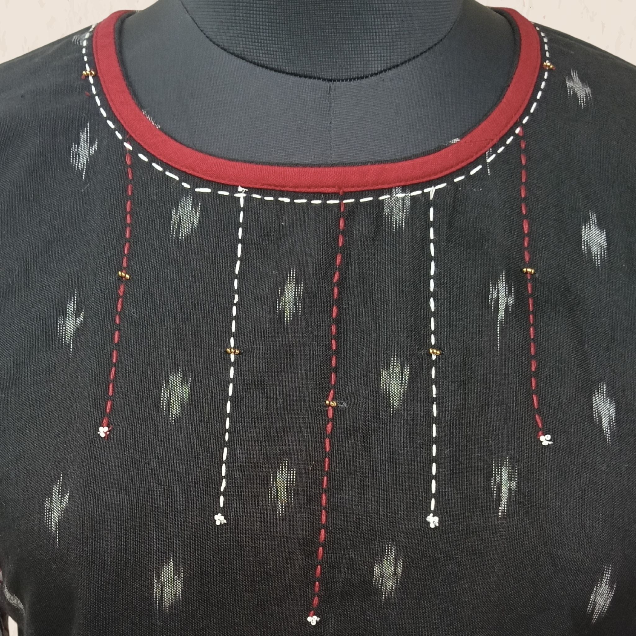 Ikat Lambani Short Kurta