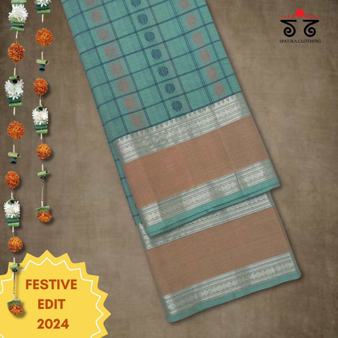 Vintage Kanjivaram Saree in Cotton