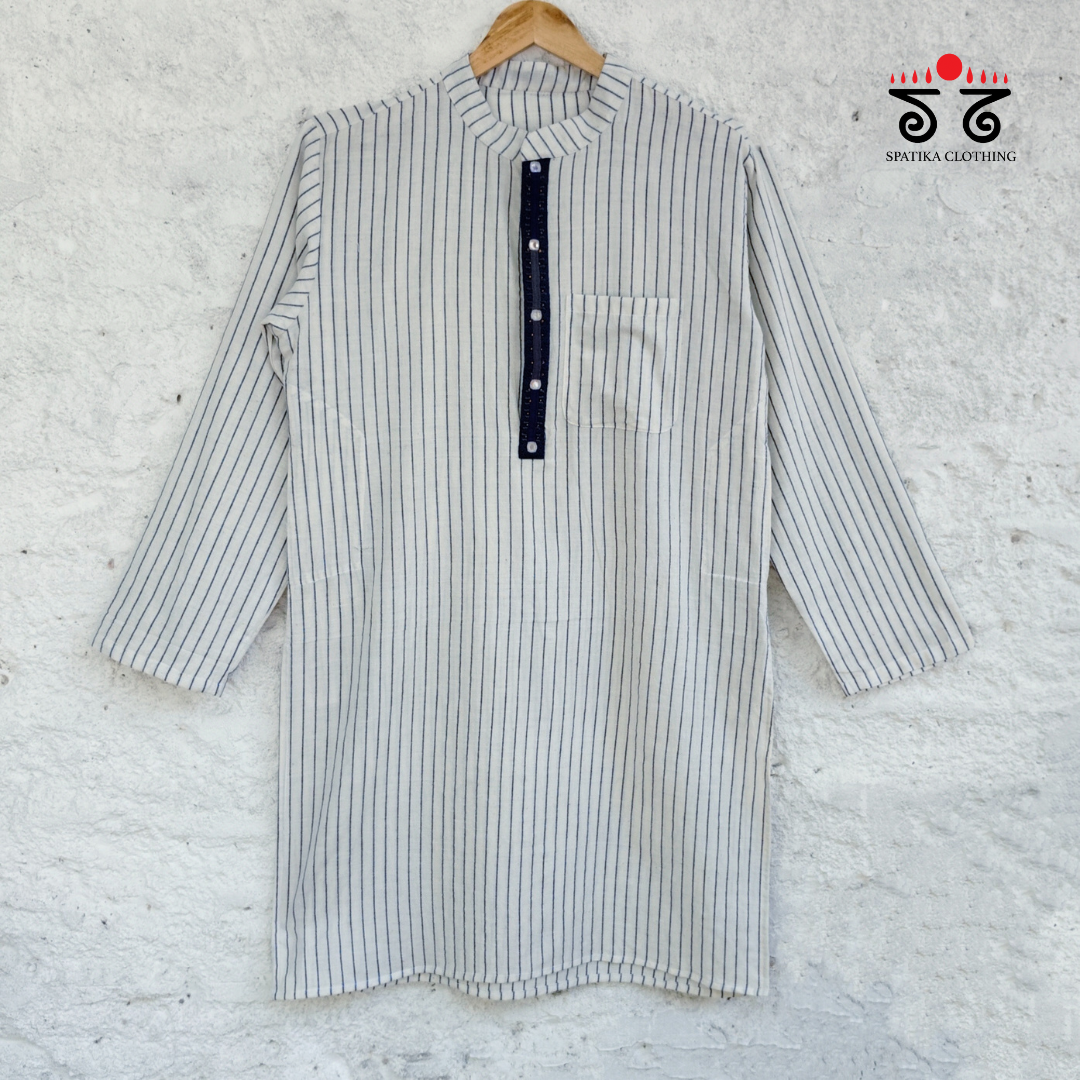 Men's Handwoven Cotton Kurta