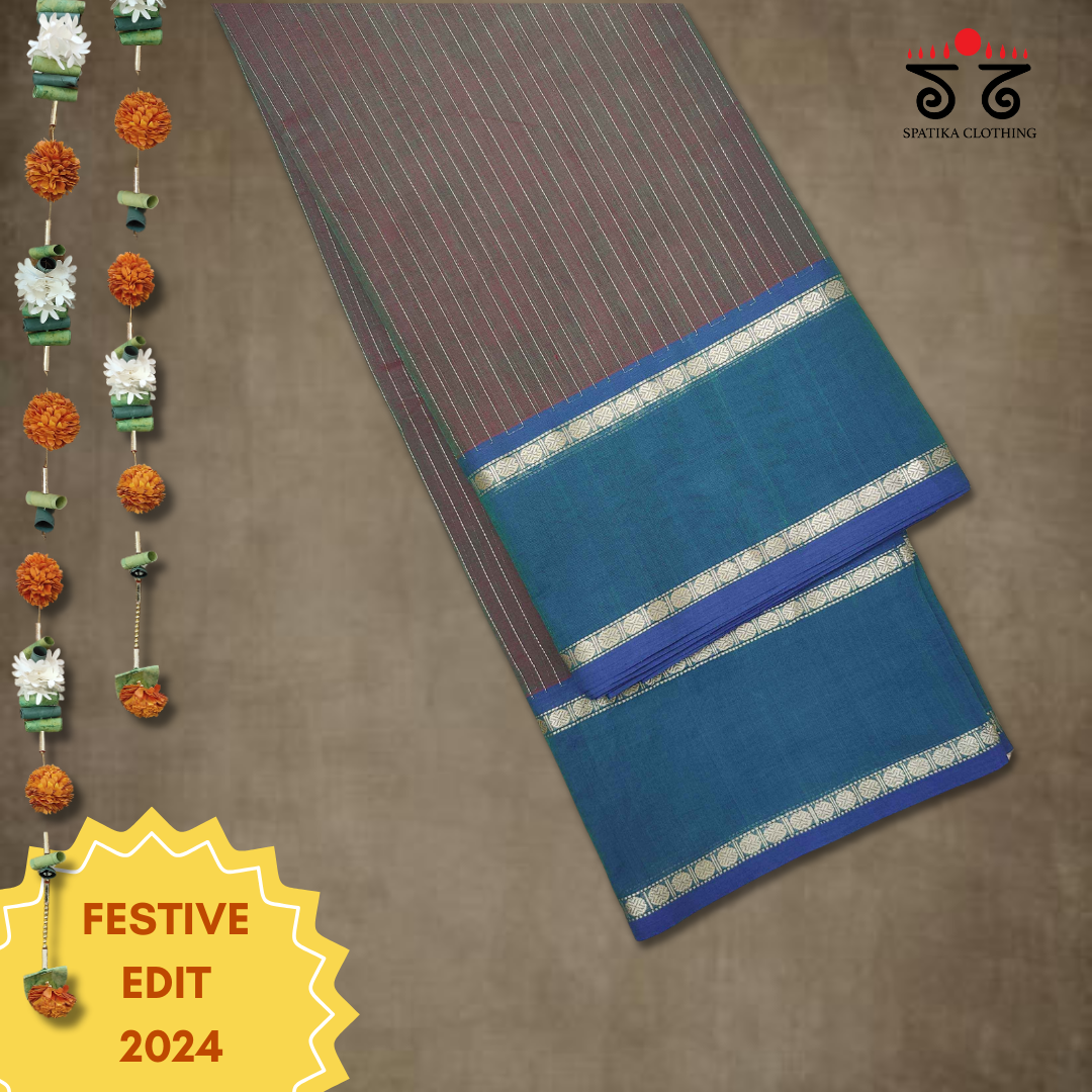 Vintage Kanjivaram Saree in Cotton