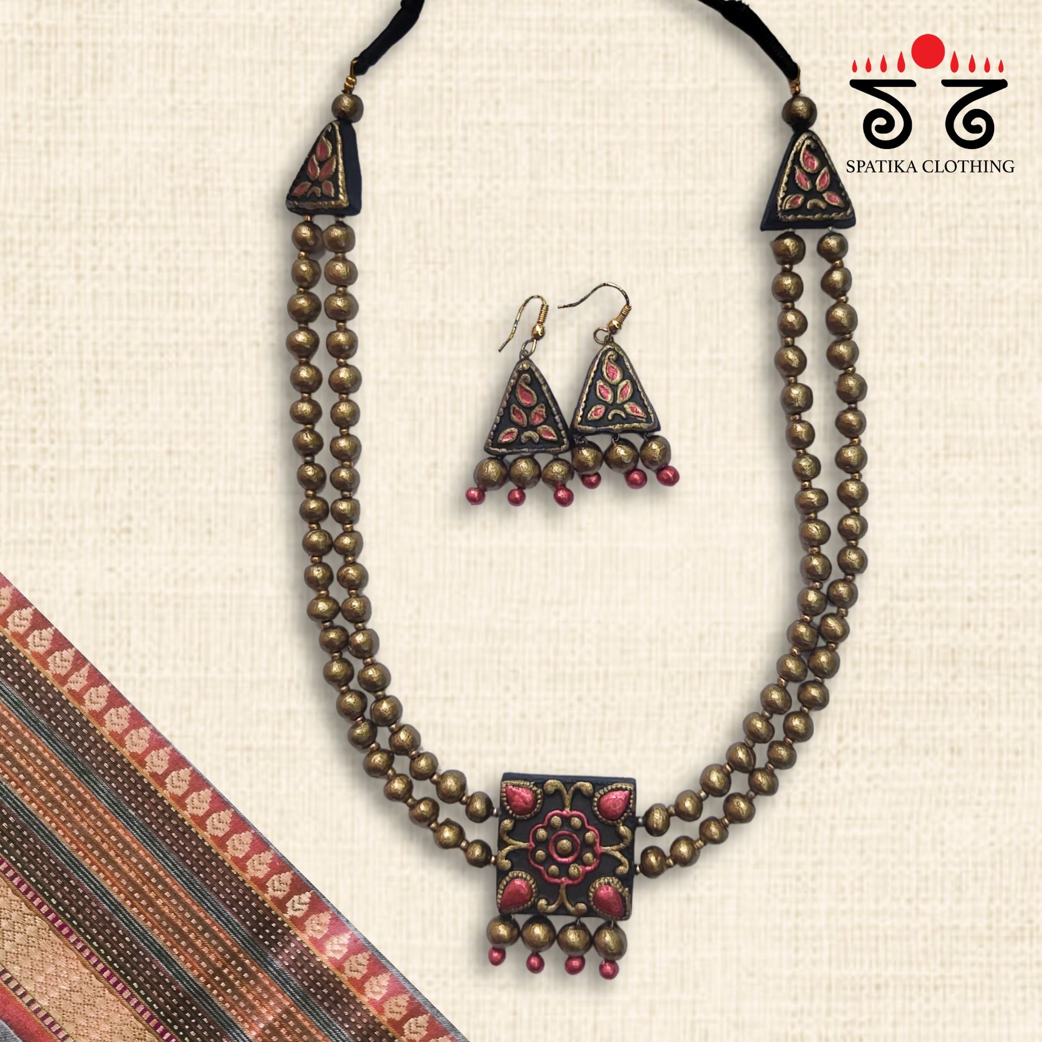 Terracotta Necklace Set