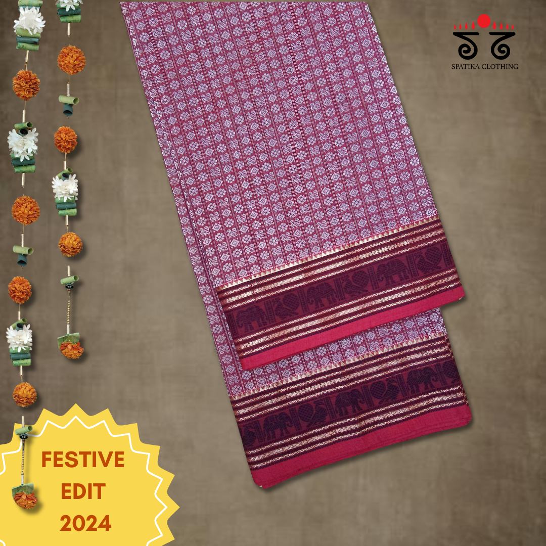 Vintage Kanjivaram Saree in Cotton
