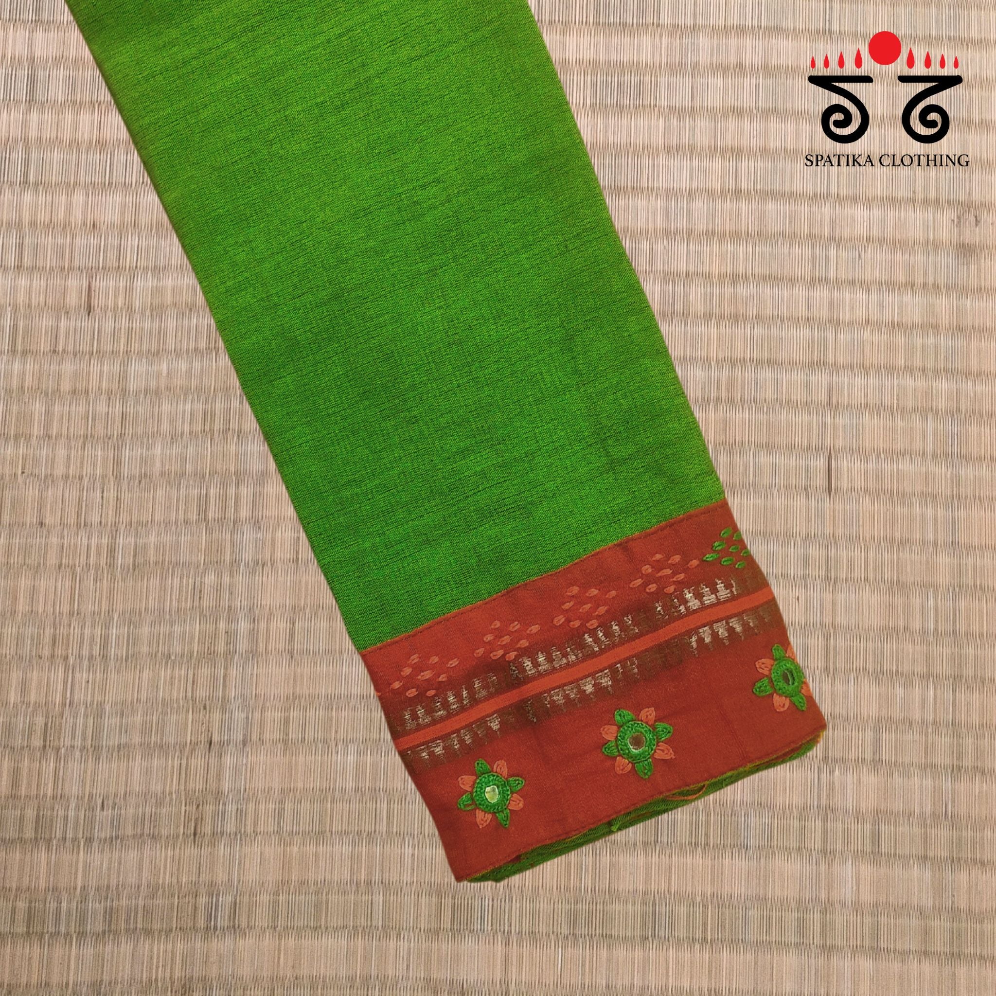 Lambani Hand-embroidered Blouse Fabric