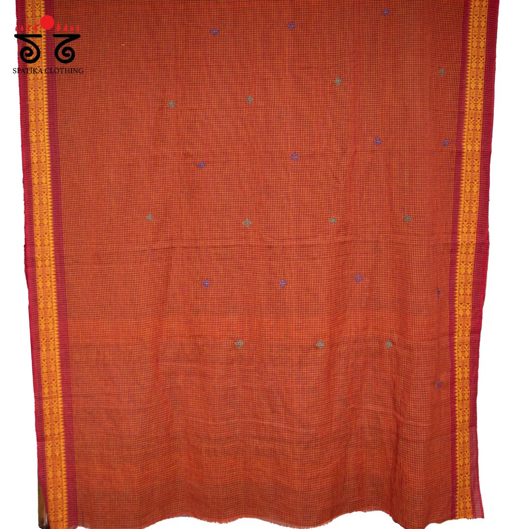 Banjara Handembroiderd Begampur Saree