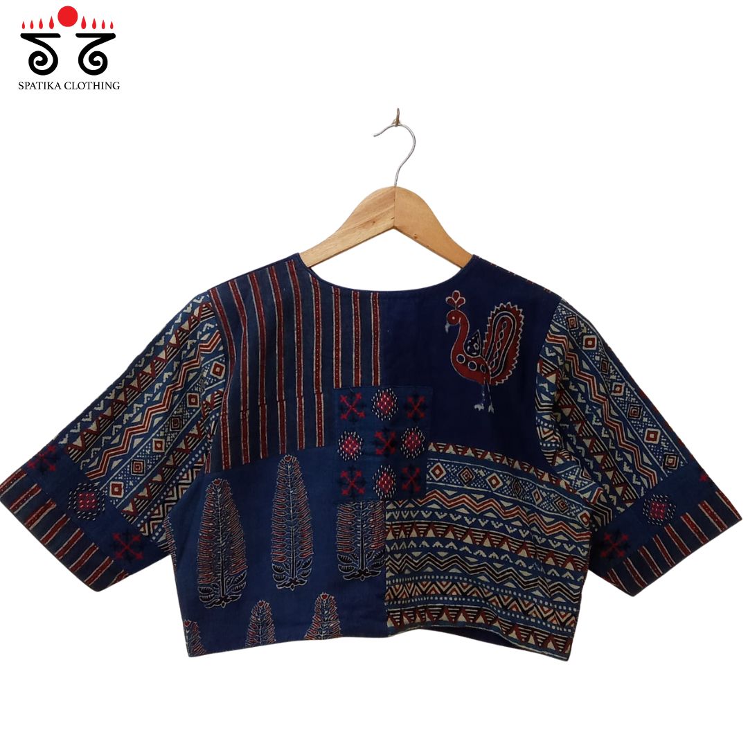 Morni Collage-Handcrafted Blouse
