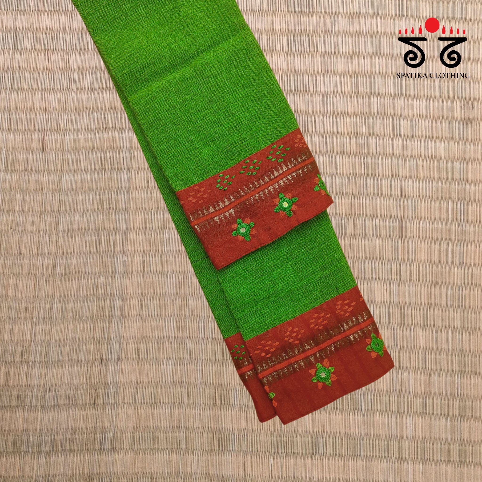 Lambani Hand-embroidered Blouse Fabric