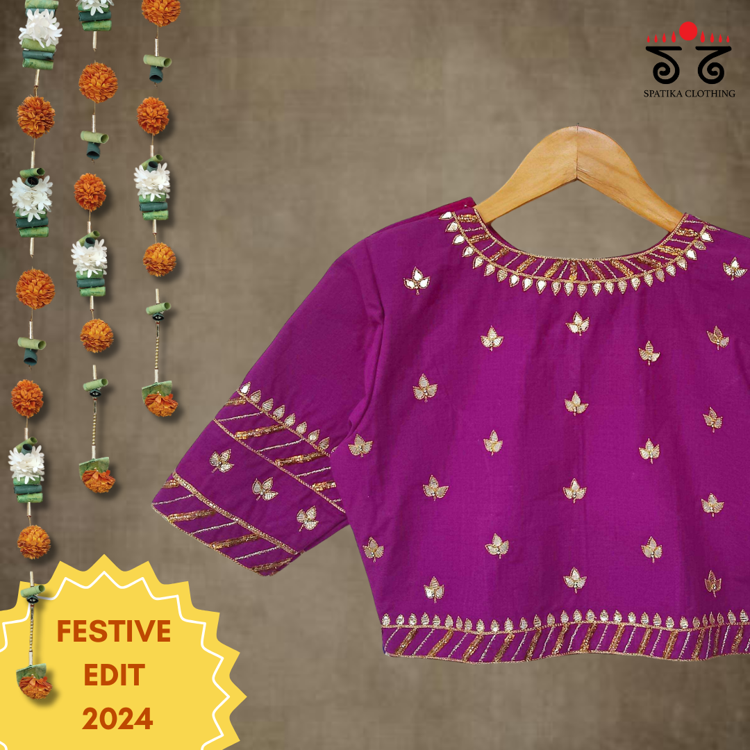 The Gota Blouse - Festive Edit