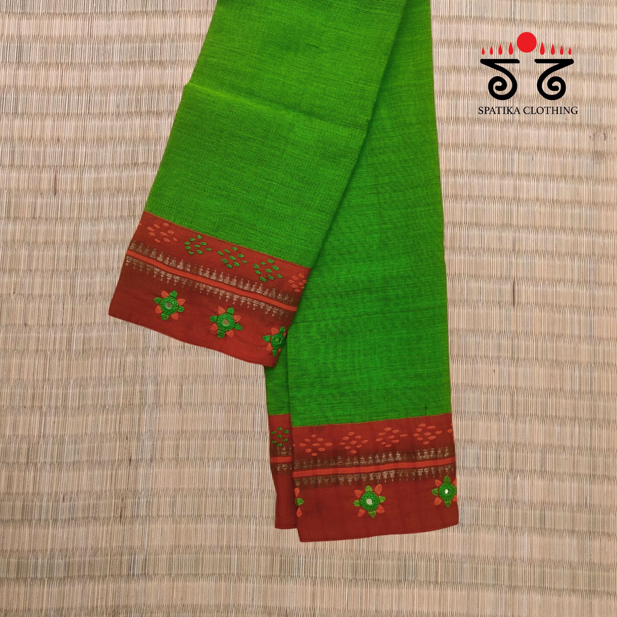 Lambani Hand-embroidered Blouse Fabric