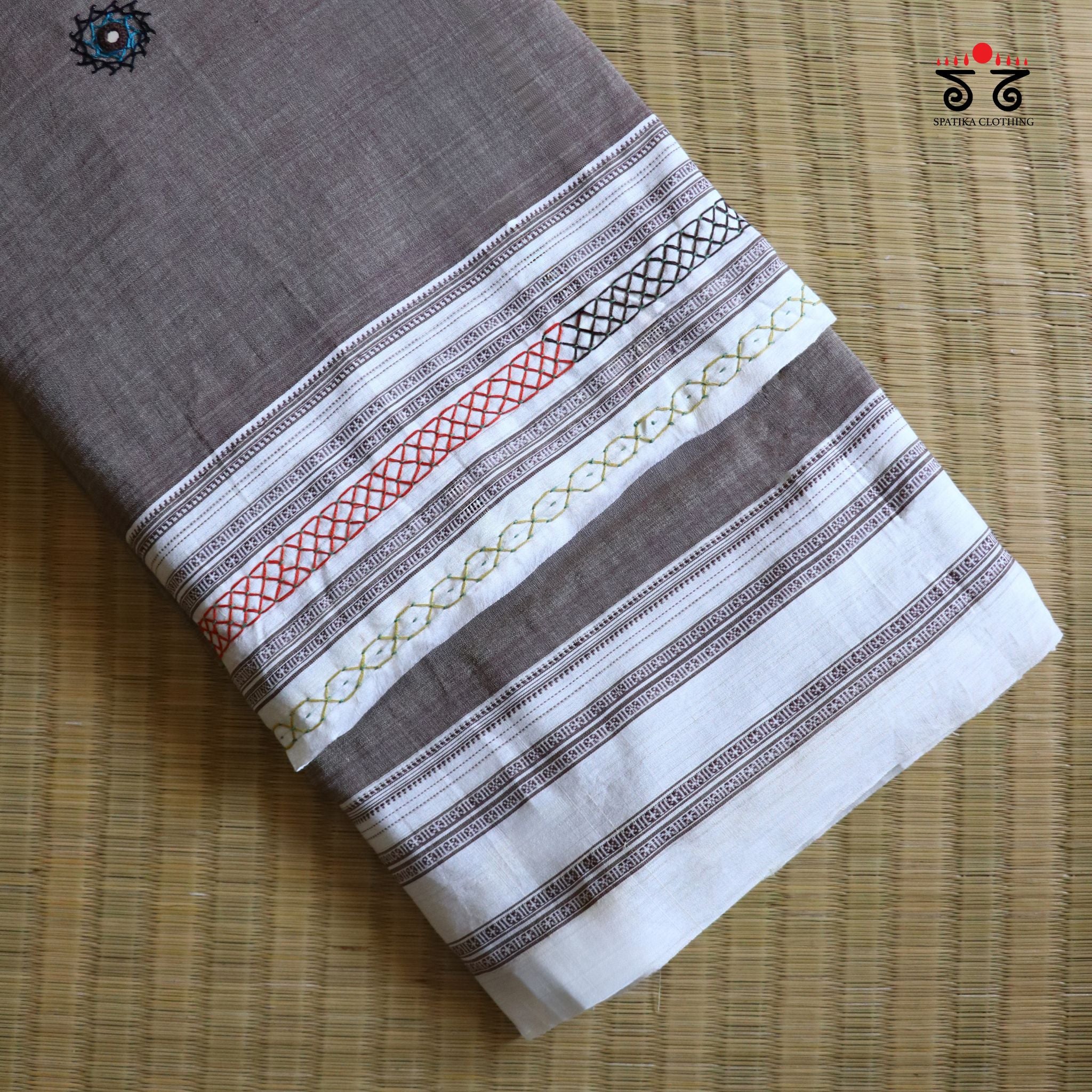 Lambani Handembroidery On ILkal Saree