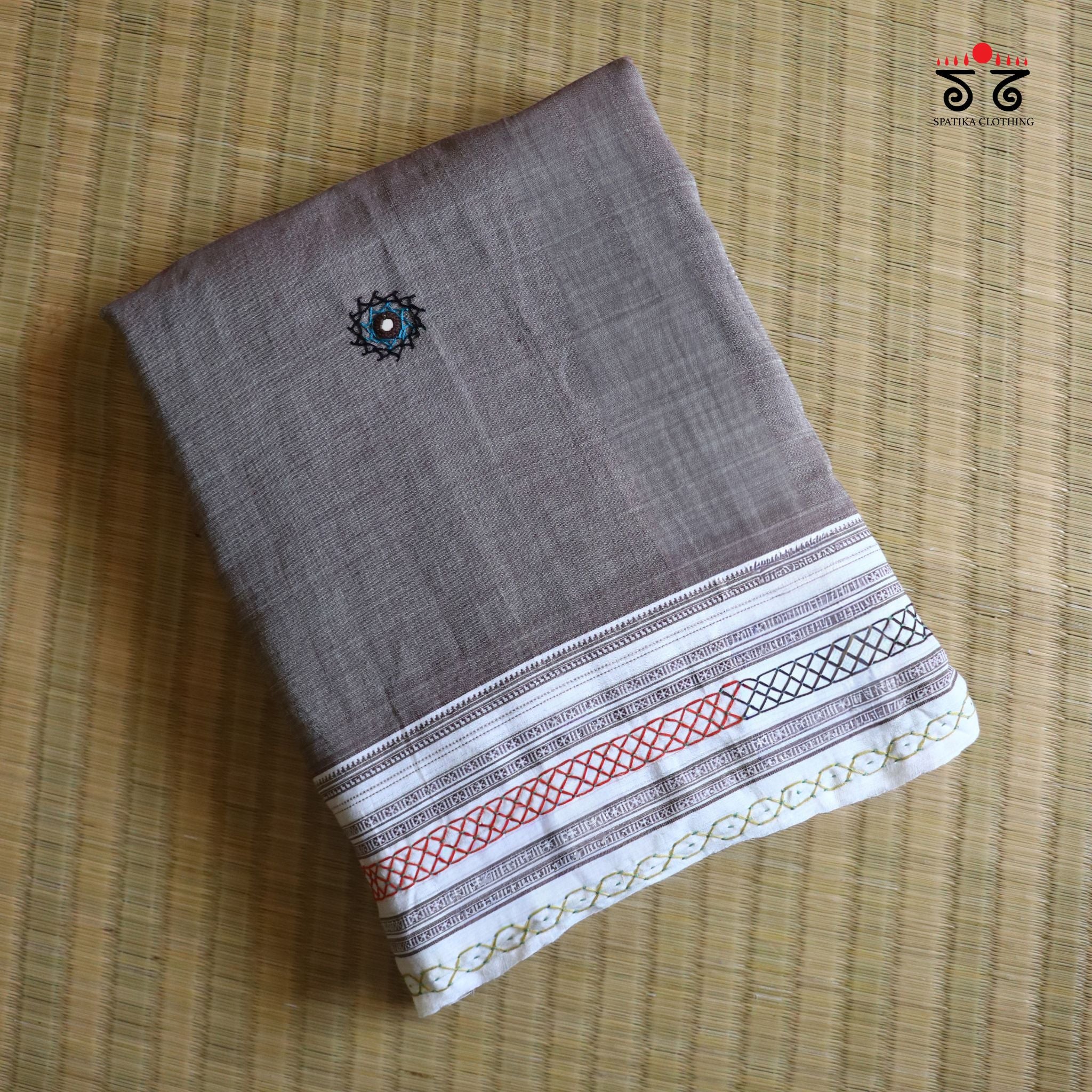 Lambani Handembroidery On ILkal Saree