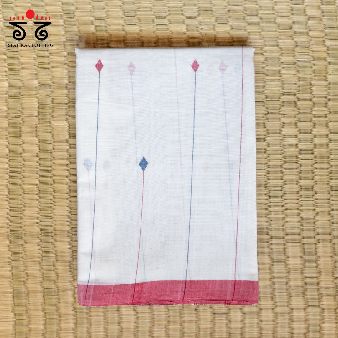 Jamdani Andhra Handwoven Cotton Saree