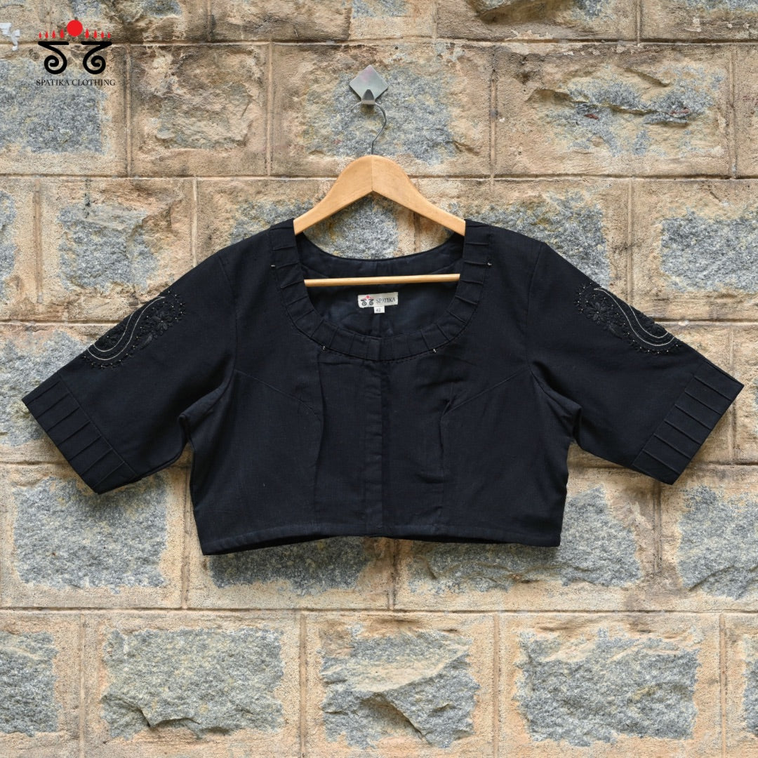 Chikan Hand - Embroidered Blouse