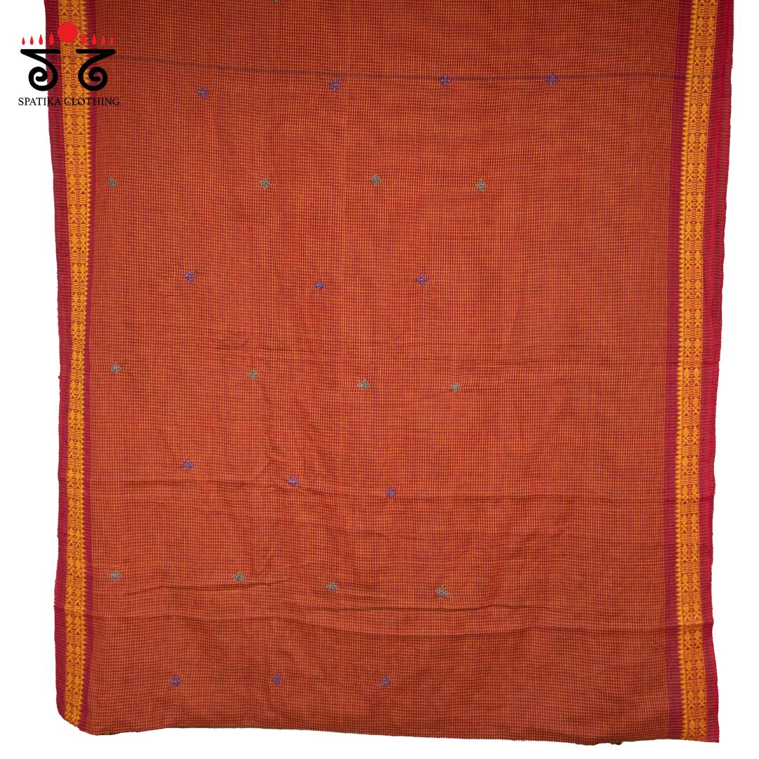 Banjara Handembroiderd Begampur Saree