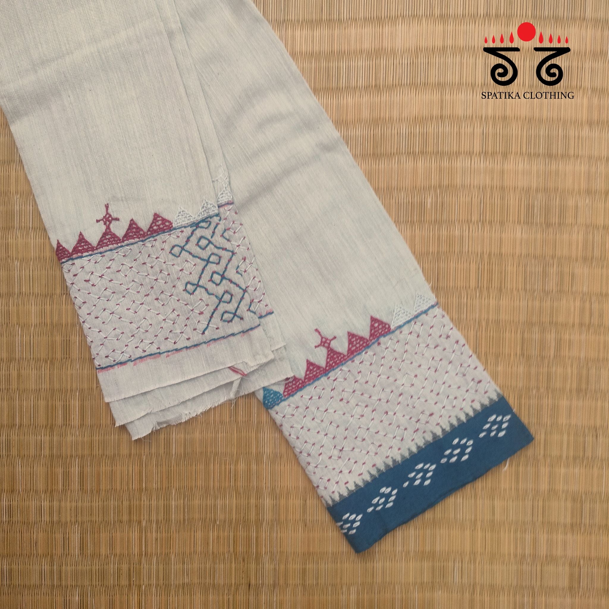 Lambani Hand-embroidered Blouse Fabric