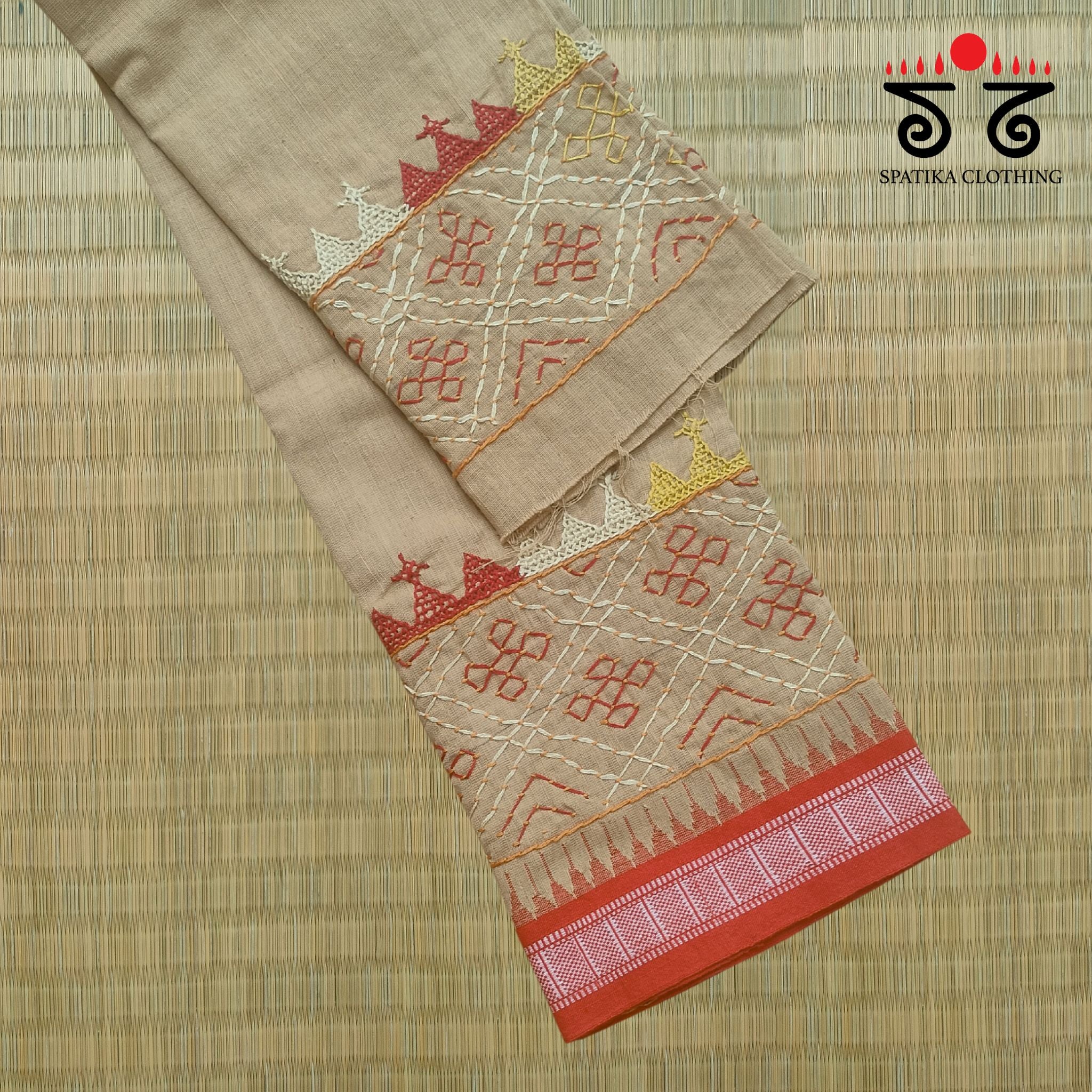 Lambani Hand-embroidered Blouse Fabric
