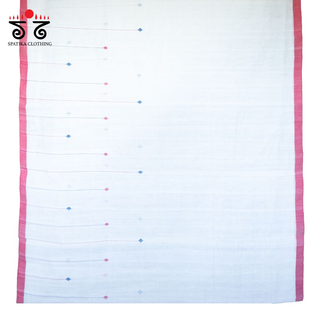 Jamdani Andhra Handwoven Cotton Saree