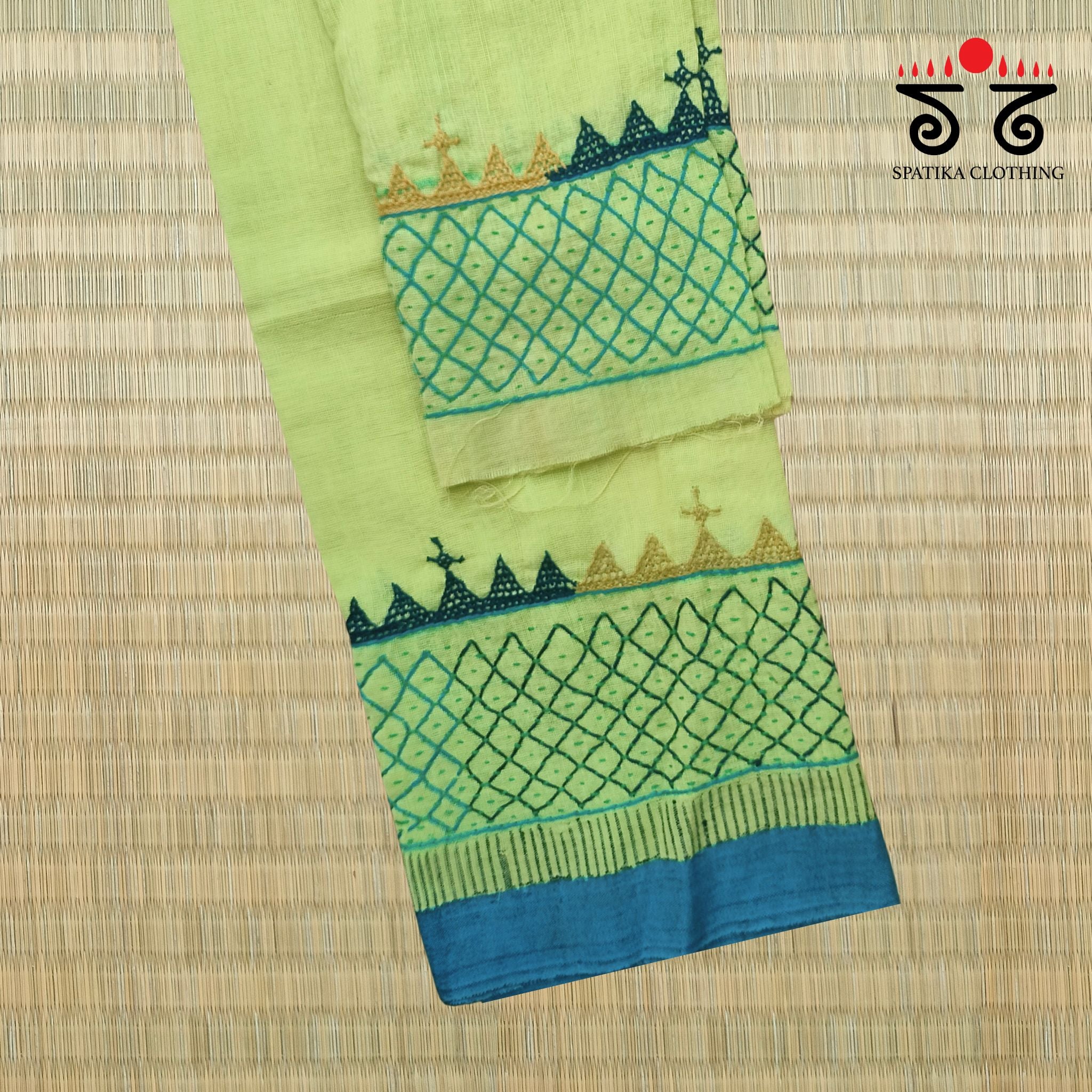 Lambani Hand-embroidered Blouse Fabric