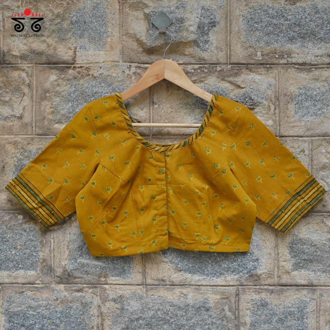 Lotus Ajrak Blouse - New Arrival!
