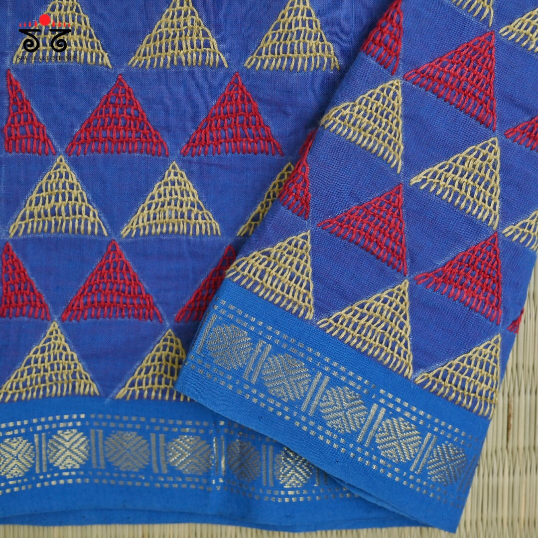 Mangalagiri - Banjara Hand Embroidered Blouse Fabric