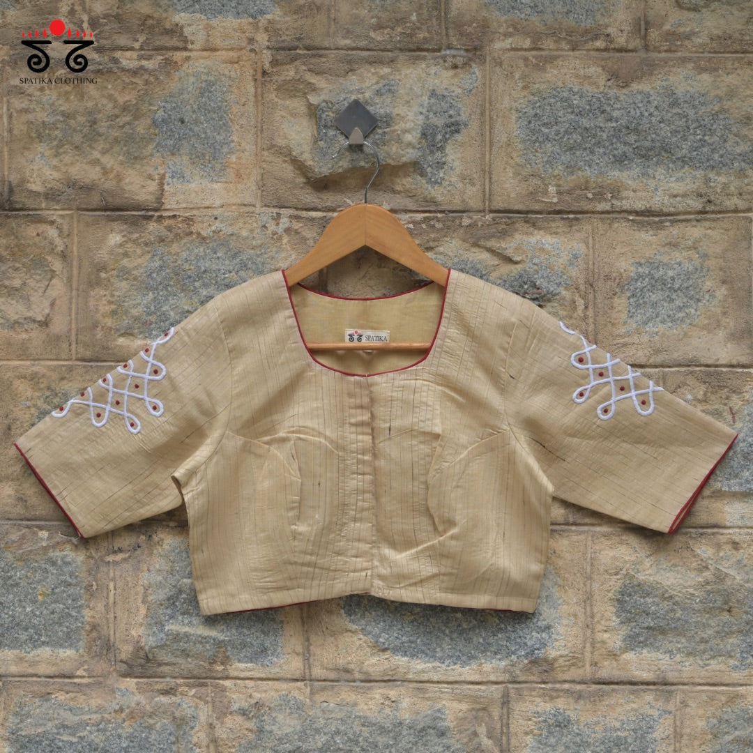 Kolam Handcrafted blouse