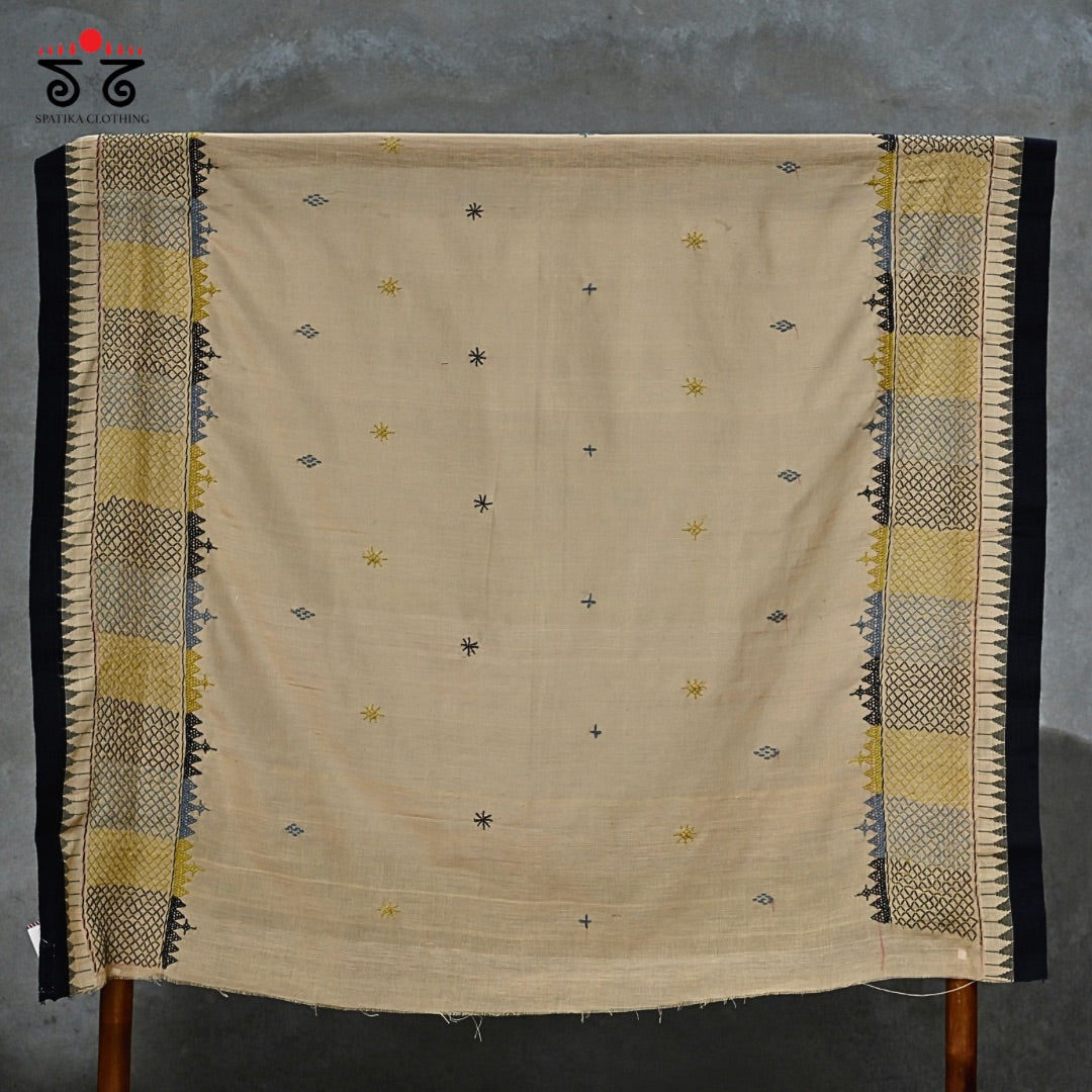 Lambani Hand - Embroidered Ponduru Blouse Fabric