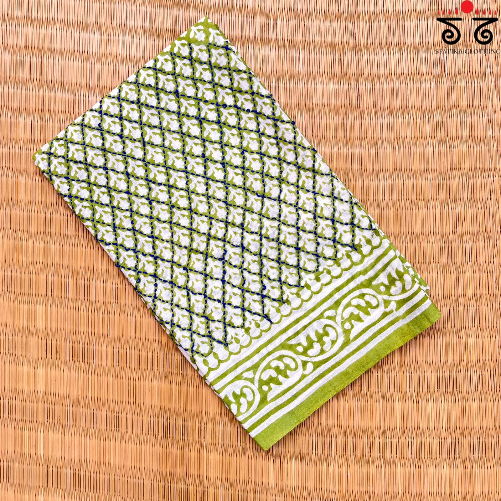 Hand Embroidered Blouse Fabric