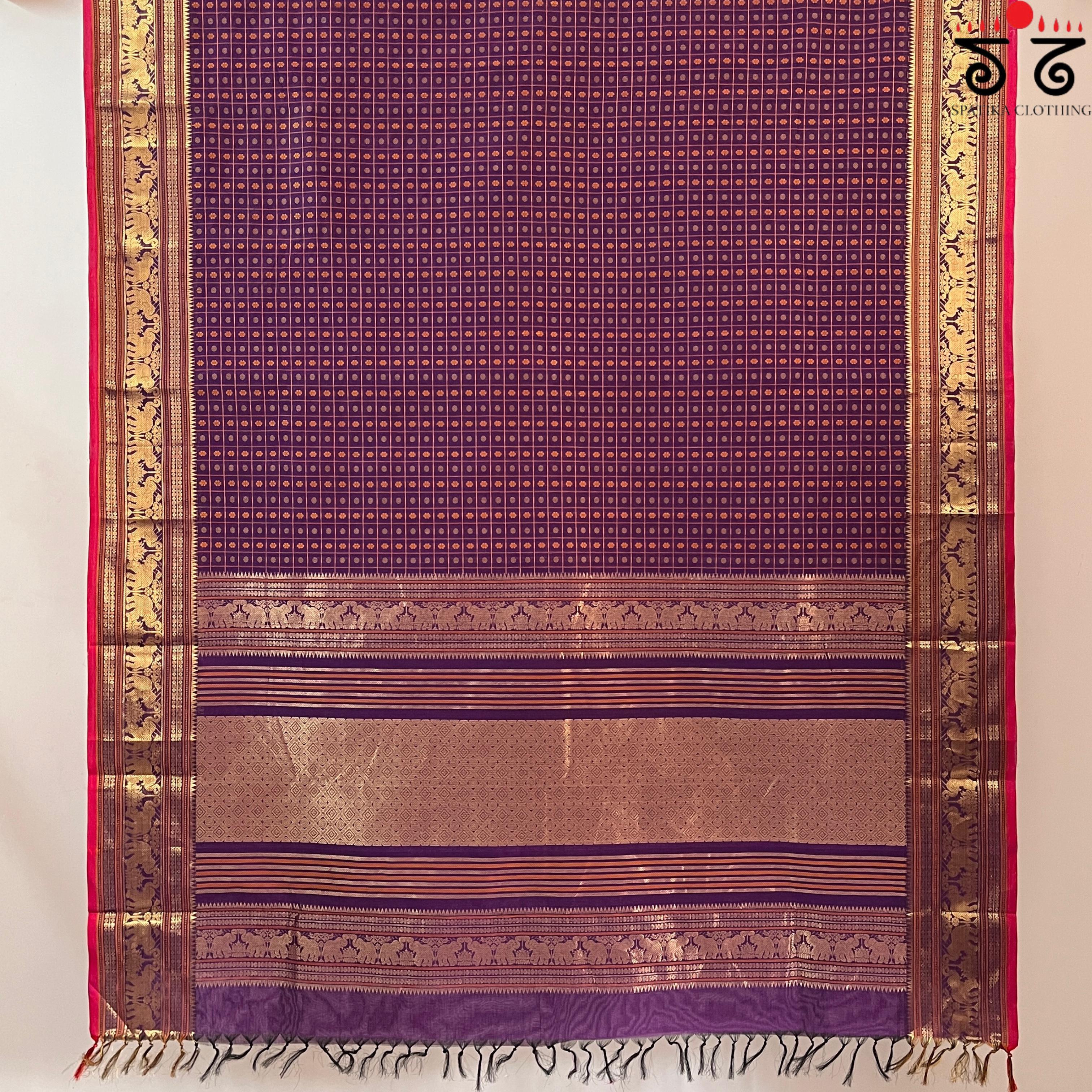 Vintage Kanjivaram Saree in Cotton